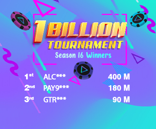 1 Billion Tournament Season 16 Winners